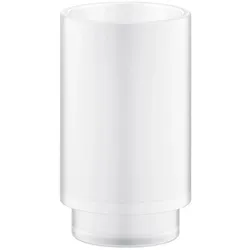 Grohe, Zahnputzbecher, Selection Weisses Glas