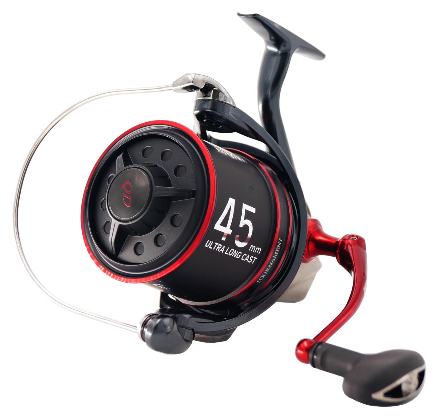 DAIWA 26 Tournament Basia Surf 45 SCW QD, 45 SCW QD, Beidhändig, Big Pit Angelrolle, Frontbremse, 10125-051