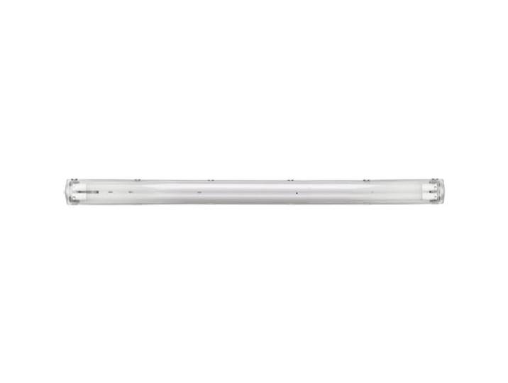 Müller-Licht LED-Feuchtraumleuchte 120 cm für höchsten Lichtkomfort - schönes neutralweißes Licht (4000 K) für optimale Arbeitsbeleuchtung - 2 x 18 W LED-Röhre - IP65 - grau