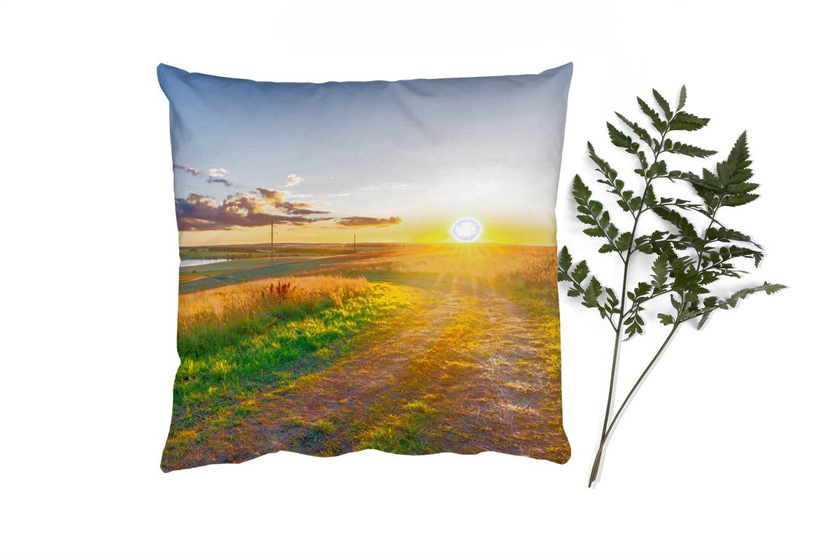 PillowMonkey Sierkussen Zon Natuur Landschap 45 x 45 cm
