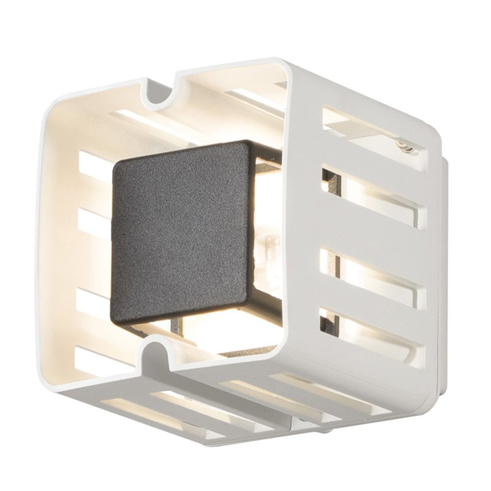 Konstsmide Pescara Square design buitenlamp wit