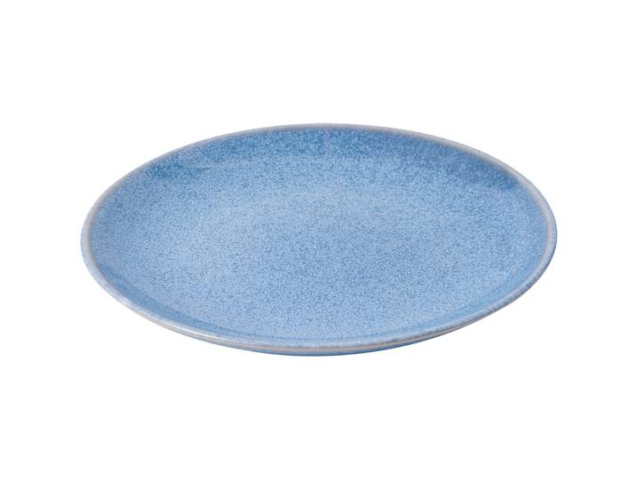 Teller flach Lorraine blau Stoneware D 19.3 cm - Teller flach