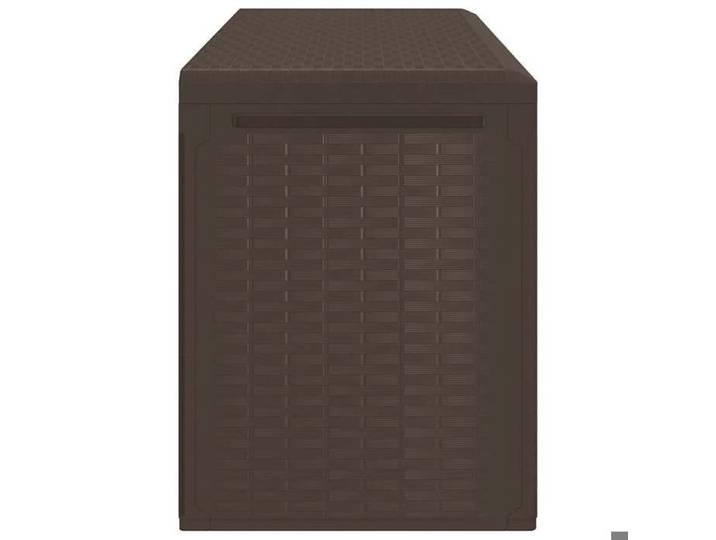 SALE Boutique COFFRE DE JARDIN - YUNYAN - Boîte de rangement de jardin - MEUBLE JARDIN - Marron 114x47x60cm _4954094