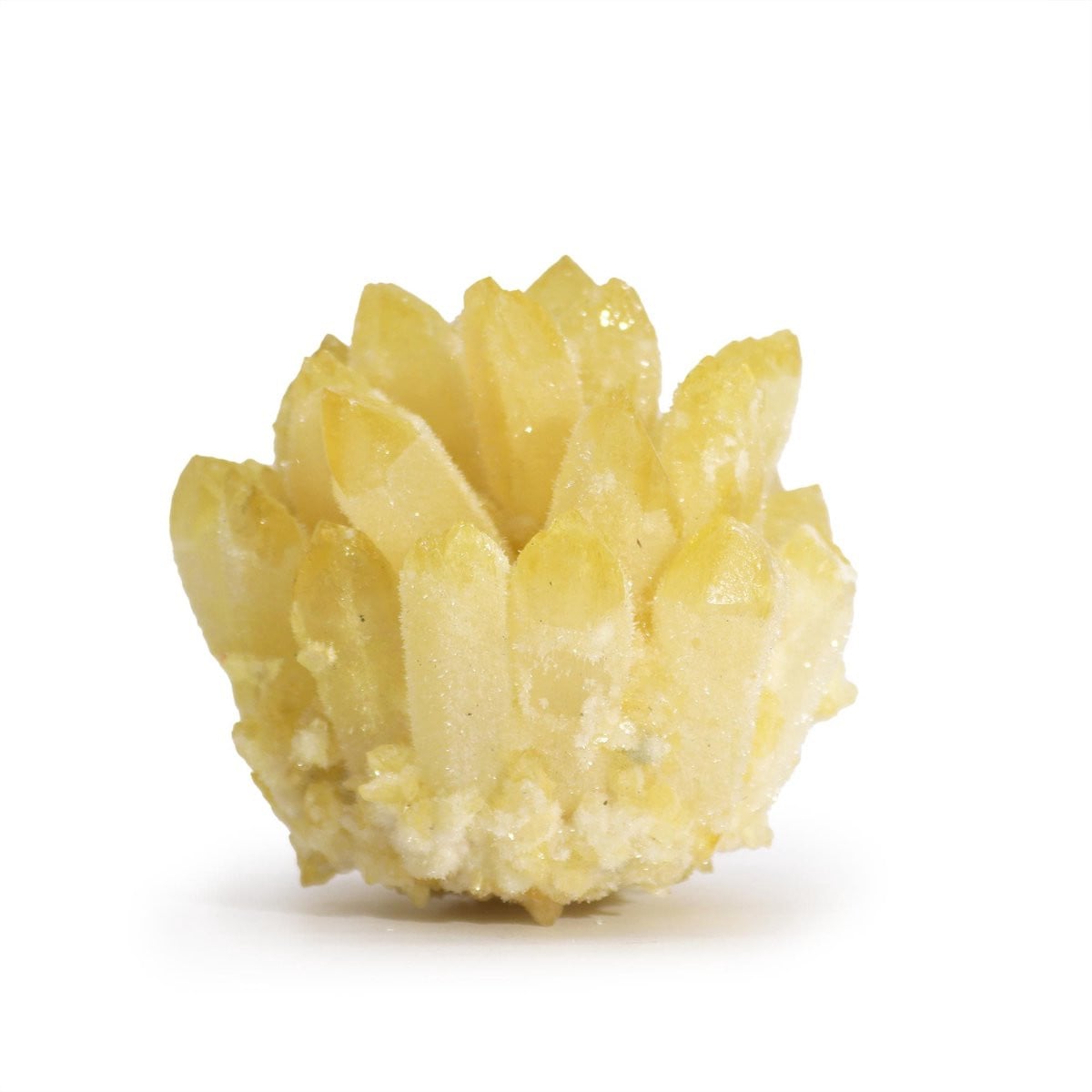 Ancient Wisdom Yellow Ghost Quartz Cluster - 250-300g