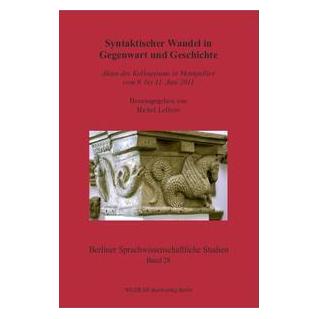 Umbreit Syntaktischer Wandel in Gegenwart und Geschichte (Deutsch, Softcover) (69175879)