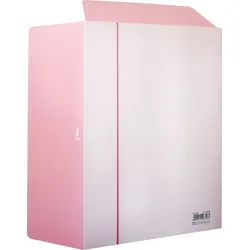 RNK Sammelmappe A4 -mild rose- Karton 350 g/qm Packung mit 3 Stück