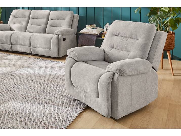 Jockenhöfer Gruppe Sessel Sylt, B: 101 cm, Sitzhöhe: 49 cm, mit Relaxfunktion und Liegefunktion, Federkern-Polsterung