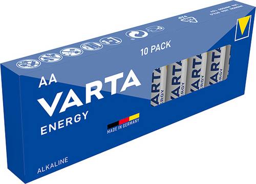 Varta ENERGY AA Value Pack 10 Mignon (AA)-Batterie Alkali-Mangan 1.5V 10St.