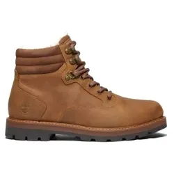 Timberland für Herren. TB0A6CFXEM41 Britton Road braune Lederstiefel (40), Wohnung, Schnürsenkel, Lässig, Draußen
