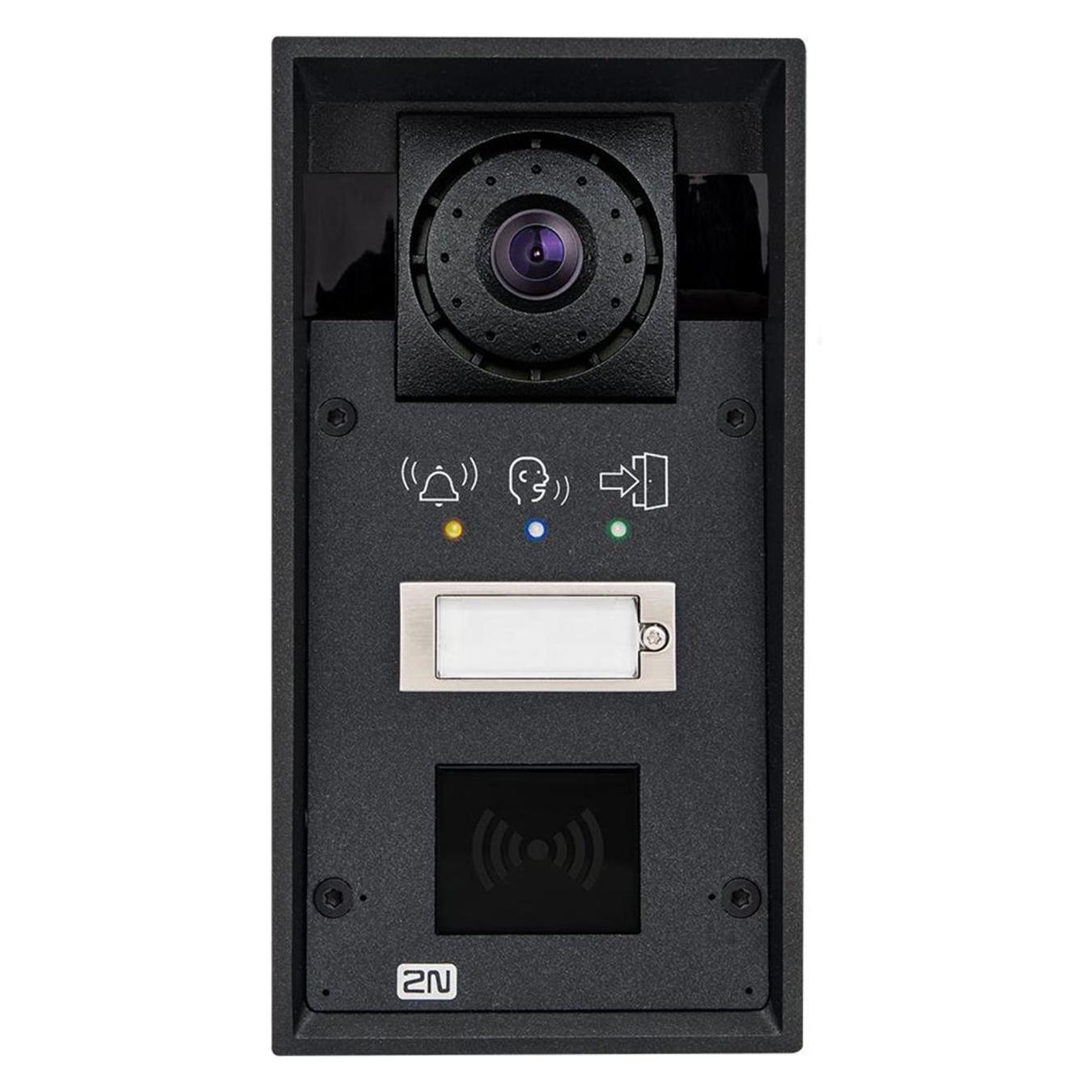 2N IP Türstation IP Force - 1 Taste, HD Cam, Pikto., Leser (Ethernet, Kabelgebunden, Kabellos) (9151101CHRPW)