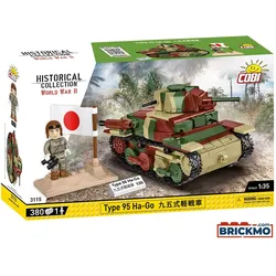 Cobi Historical Collection World War II 3115 Type 95 HA-GO Japanise Tank 3115
