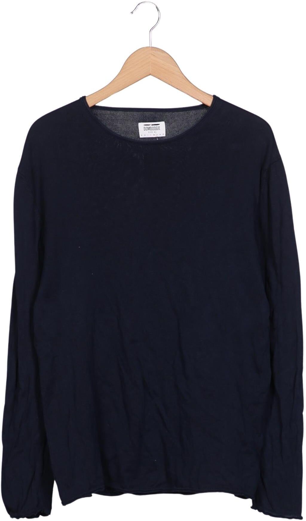 Bomboogie Herren Pullover, Marineblau, Gr. XL, Baumwolle - Second Hand
