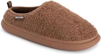 MUK LUKS Lewis Clog Slipper (Men's) Casual in Brown, Size Large Size 11-12.5 M, Rubber/Synthetic