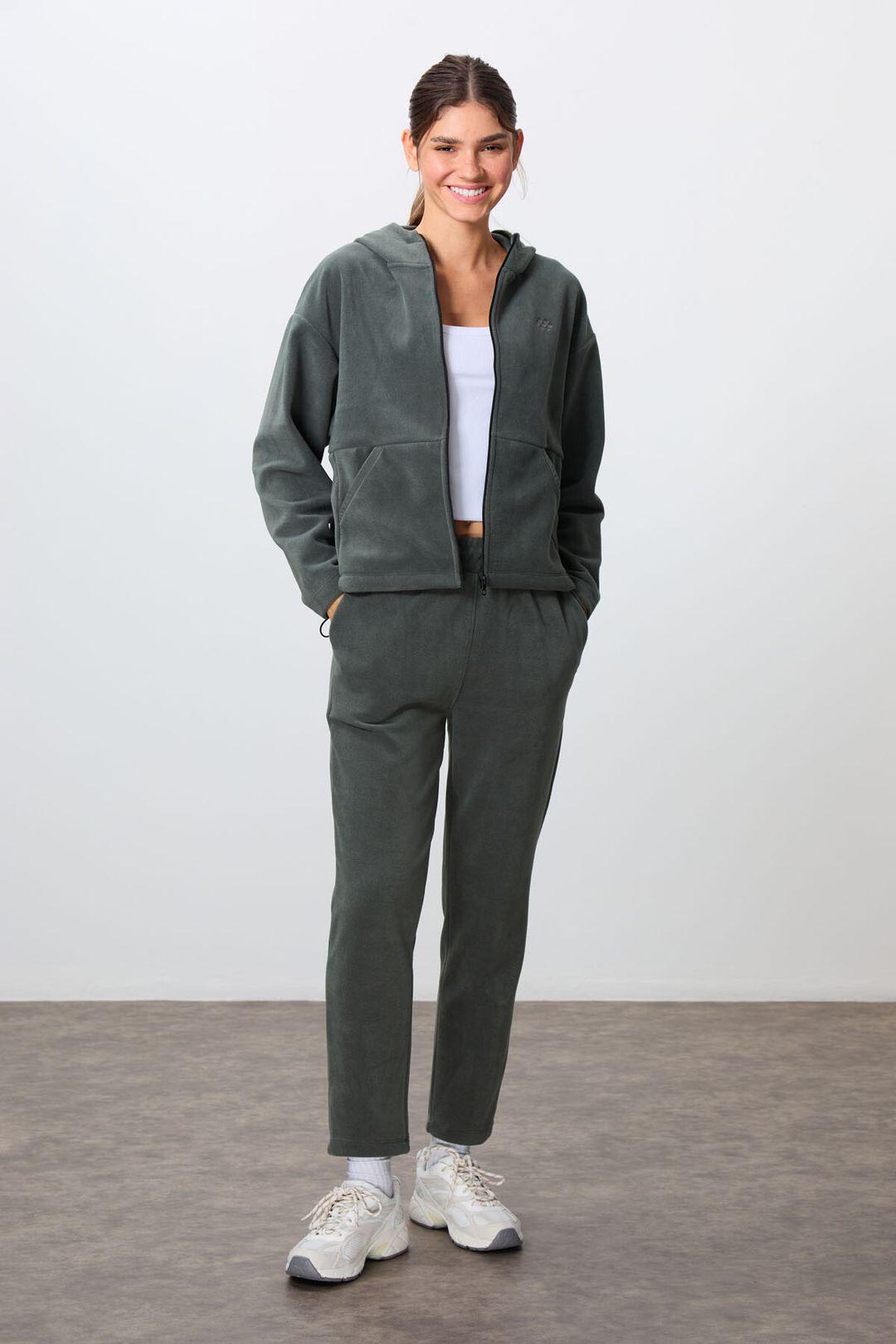Oversized Hoodie Zipper Trainingspak Set