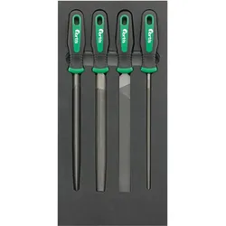 Fortis, Raspel + Feile, Werkzeugmodul 1/3 Feilen 5 Teile