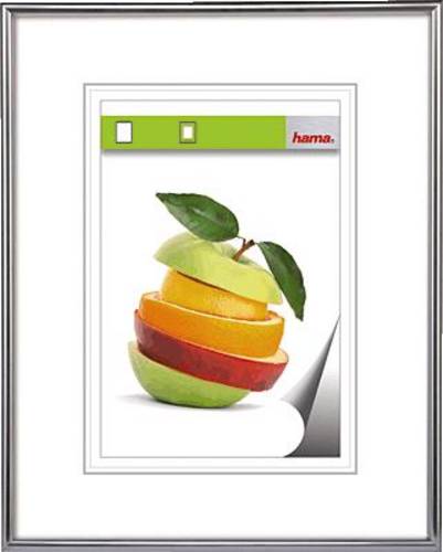 Bilderrahmen Kunststoff 29,7x42cm silbermatt