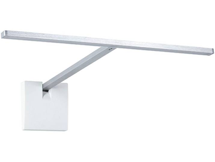 PAULMANN LED Bilderleuchte Xana , grau (aluminiumfarben), 1, H: 8,5cm, 1 Stk., Leuchten, dimmbar, LED Bilderleuchte