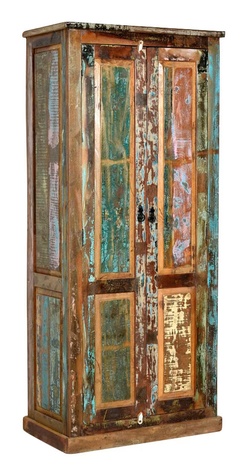 Artistiq Living Opbergkast Riverboat - Meerkleurig - H 180 x B 80 x D 45 cm