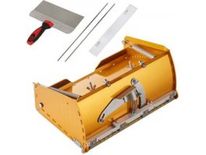 VEVOR Drywall Flat Box Finishing Mud Box 25,4 cm Wall Compound Putty 2 Bonus Blades