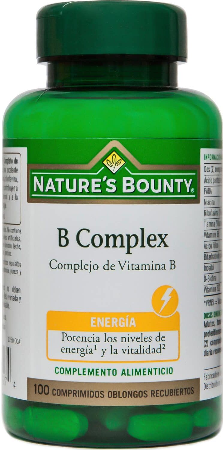 Nature's Bounty B Complex Complejo Vitamina B 100comp