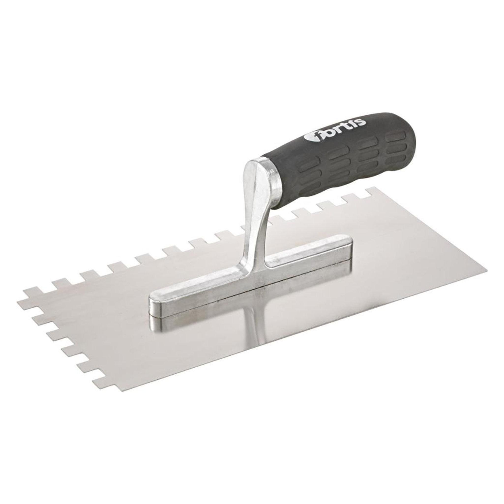Magni Glättekelle gezahnt rostfrei 10x10mm Softgriff FORTIS (4063726005069)