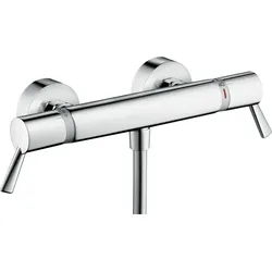 hansgrohe Ecostat Brausethermostat, Aufputz, 1 Verbraucher, ComfortCare, extra lange Griffe, EcoStop, chrom, 13117000