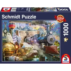 Schmidt Spiele - Erwachsenenpuzzle - Magische Reise, 1000 Teile