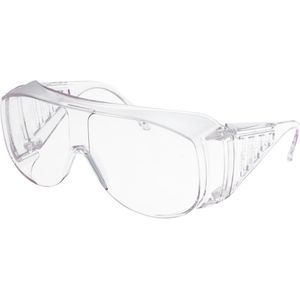 Uvex Schutzbrille 9161, klar, Überbrille, farblos, für Brillenträger