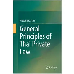 General Principles of Thai Private Law, Fachbücher von Alessandro Stasi