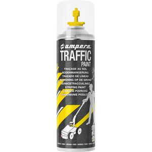 AMPERE 10603 Markierungsspray Traffic Paint, gelb, Langzeit, 500 ml