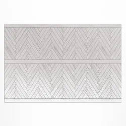 TEPPICH 120x180 cm Fischgrät Parkettoptik Hell