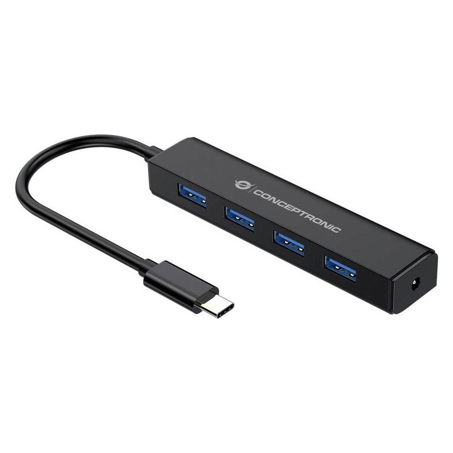 Conceptronic Usb-Hub (USB-C, 4 Ports) (CTC4USB3)