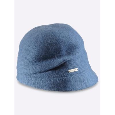 Strickmütze CASUAL LOOKS, Damen, bleu, Wolle, Mützen Strickmütze