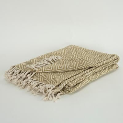 Rizzy Home Boho Geometric Throw Blanket