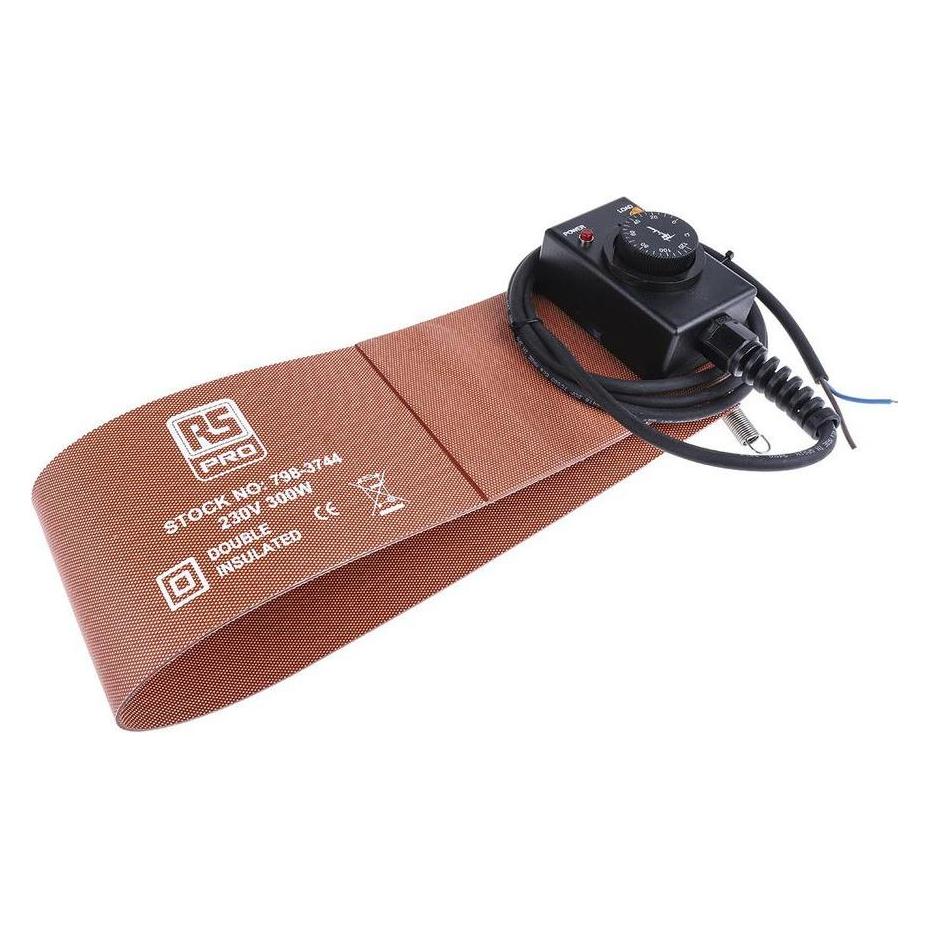 RS PRO Silicone Drum Heater 125x800mm 230V 300W (7983744)