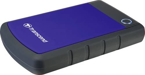 Transcend StoreJet 25H3B 2 TB Externe Festplatte 6.35 cm (2.5 Zoll) USB-A (USB 3.2 Gen 1) Blau, Grau TS2TSJ25H3B