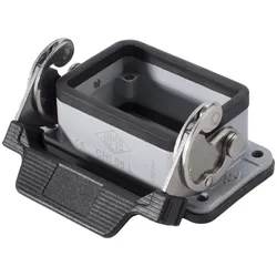 ILME Rechteck-MP 06, Metall-, Aufbaugehäuse hoch, 1 Bügel, grau