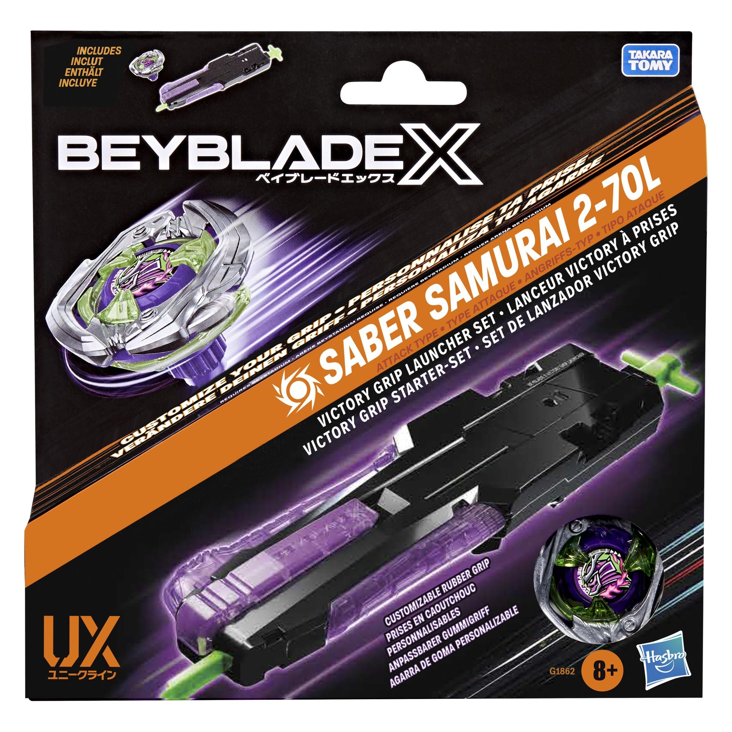 Hasbro Beyblade X Victory Grip rechtsdrehendes Starter-Set (Deutsch, Italienisch, Niederländisch) (G1862EU4)