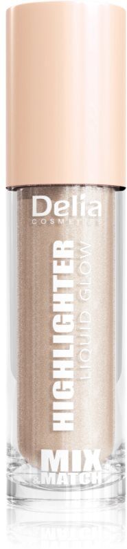 Delia Cosmetics Mix&Match Highlighter Liquid Glow liquid highlighter shade 08 4 ml