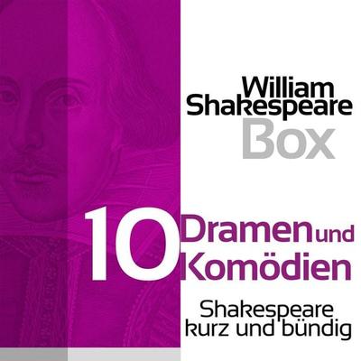 William Shakespeare Box: Zehn Dramen und Komödien - William Shakespeare, Audio, 9783955970130