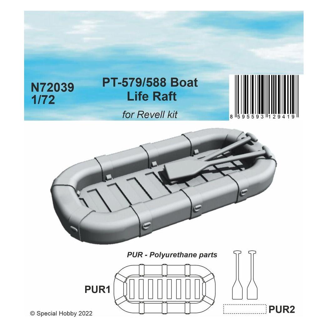 CMK PT-579/588 Boat Life Raft 1/72 (129-N72039)