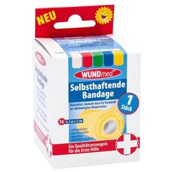 BANDAGE selbsthaftend 5 cmx4,5 m farb.sort. 1 St Bandage