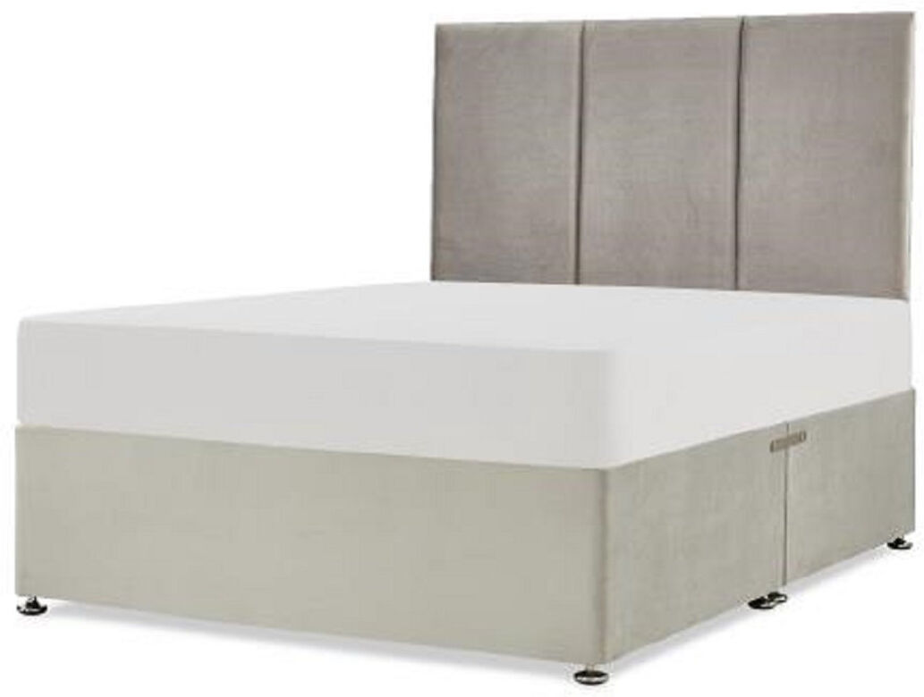 17 Stories Francyne Upholstered Velvet Headboard Silver Single (3')