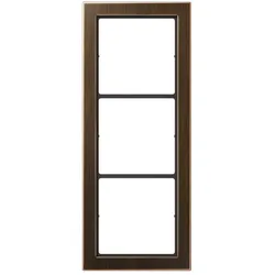 Jung Rahmen 3fach Mess/antik FDME 2983 AT