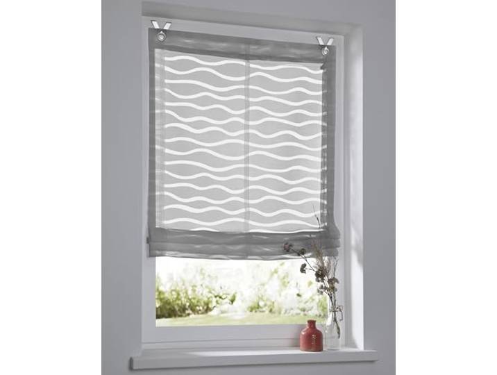 Enya Store romain avec œillets - Semi-transparent - 80 x 140 cm (l x H)