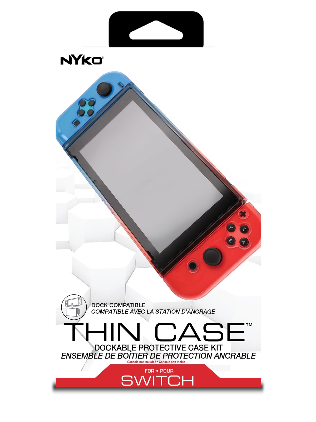 Nyko Thin Case (Red/Blue) - Miscellaneous Cover - Nintendo Switch