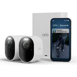 Arlo ULTRA 3 SPOTLIGHT CAMRA 2-PACK, ULTRA 3 (3840 x 2160 Pixels), Netzwerkkamera, Weiss