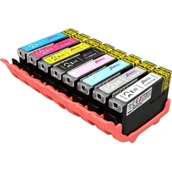 8 Kompatible Tinten ersetzt Canon CLI-65 Multipack KCMY PC PM GY LGY