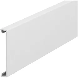 OBO Bettermann, Kabelschutz + Kabelführung, Oberteil glatt 80x2000mm, PVC, reinweiss, 6278680 (Kabelkanal, 200 cm)