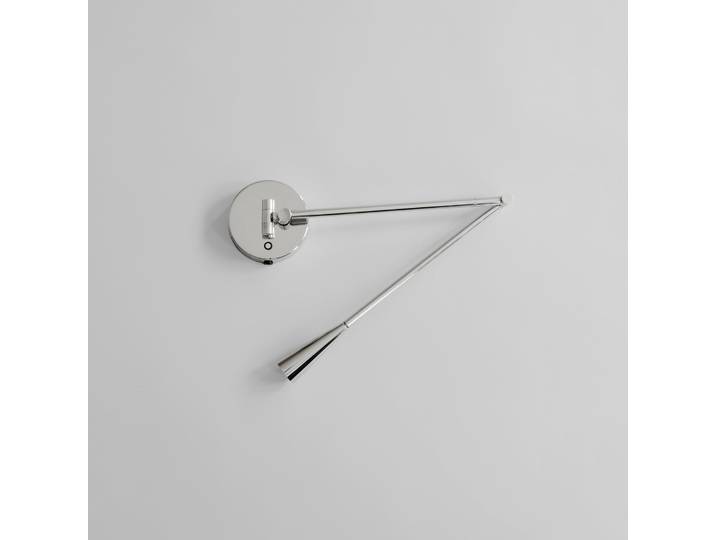 SNAKE Wandleuchte, verchromt, Metall, G9 - 101 Copenhagen - Wohnzimmer - Design - Aluminium - Einflammig